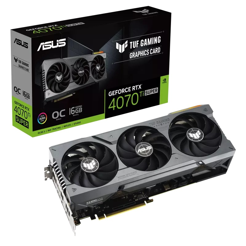 ASUS TUF Gaming GeForce RTX 4070 Ti SUPER OC Edition 16GB