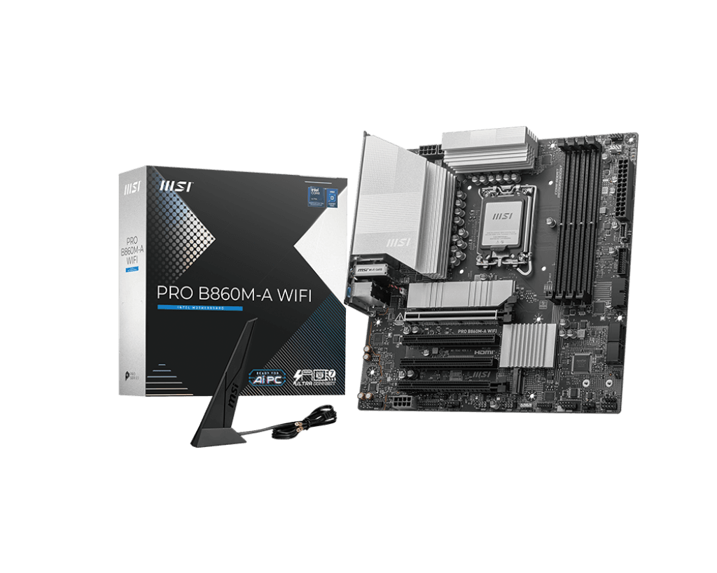 اللوحة الأم MSI برو B860M-A WIFI مقبس LGA 1851 إنتل - DDR5