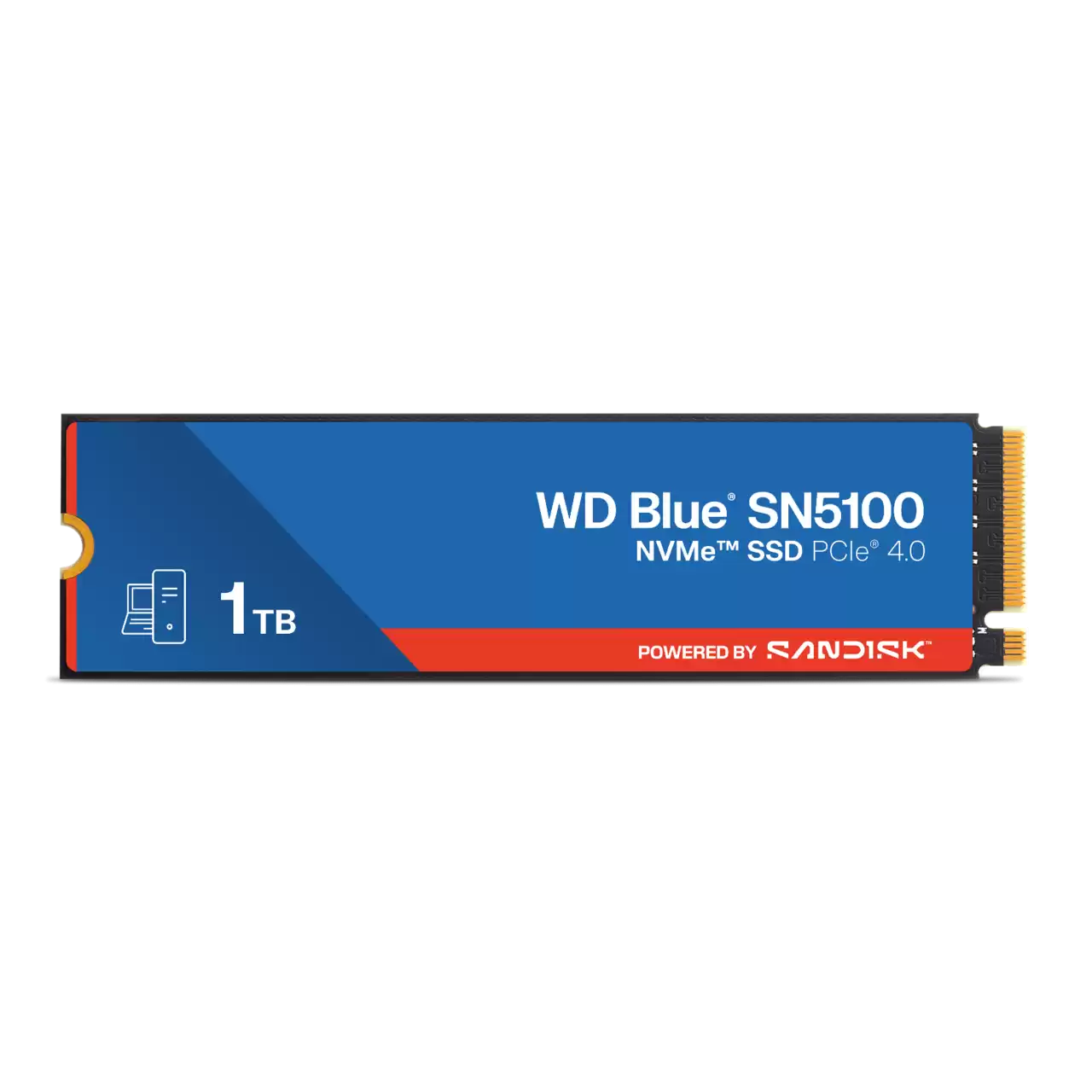 وحدة تخزين SSD ويسترن ديجيتال بلو SN5100 PCIe4 NVMe M.2 بسعة 1 تيرابايت  - سرعات 7100MB/s قراءة - 6700 MB/s كتابة
