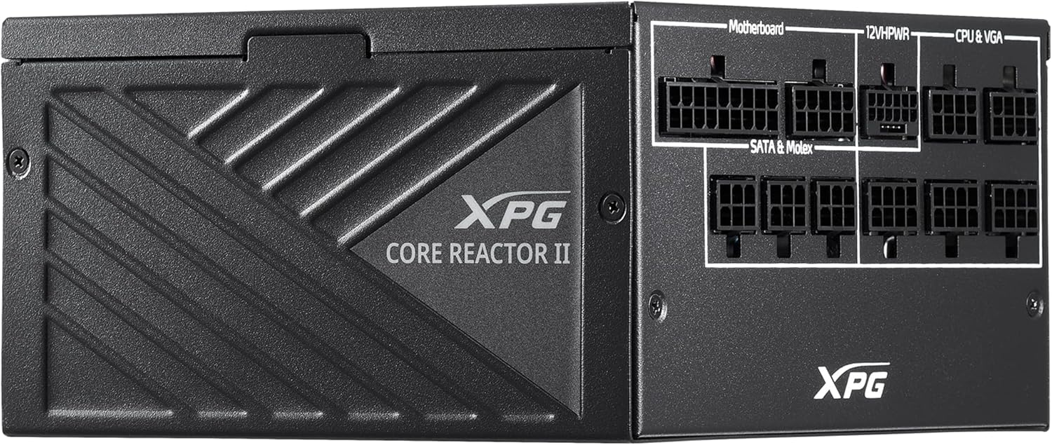 مزود طاقة XPG Core Reactor II بقدرة 1000 واط - معيار 80 Plus Gold - كامل الوحدات