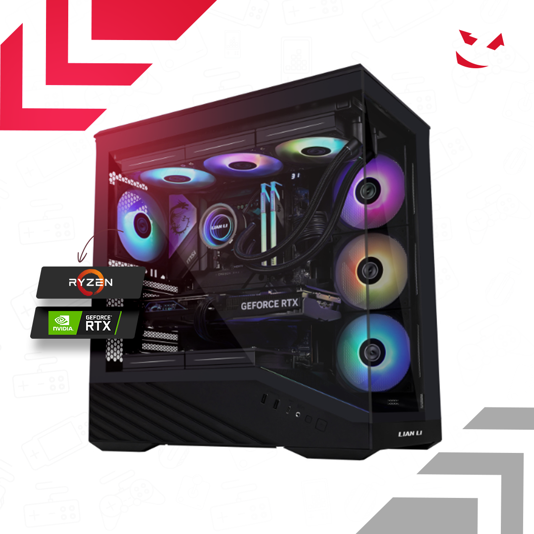 تجميعة ألعاب RTX 5070 ROG STRIX  مع رايزن 7 9700X