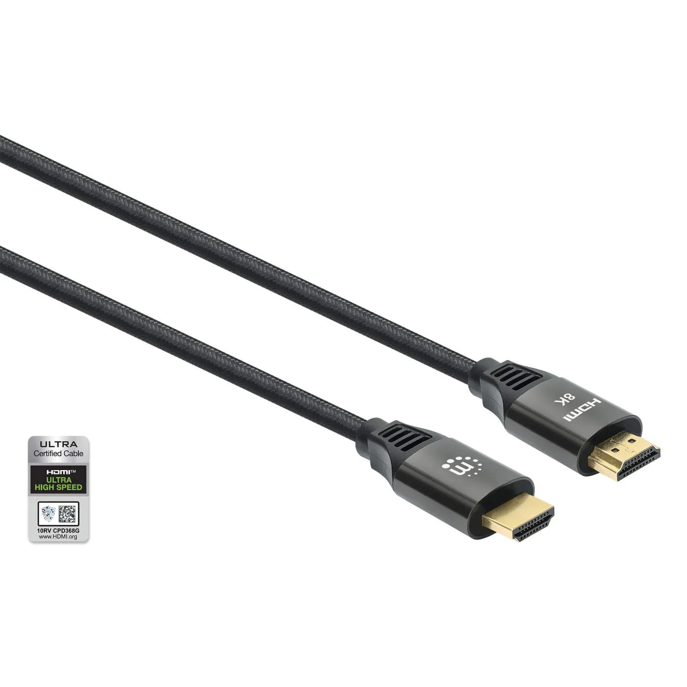 Manhattan 8K Ultra High Speed HDMI 2.1 Cable - 7 ft