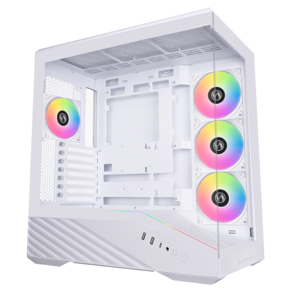 Lian Li V100 ATX Mid-Tower Pre-Installed 4 Fans ARGB - White