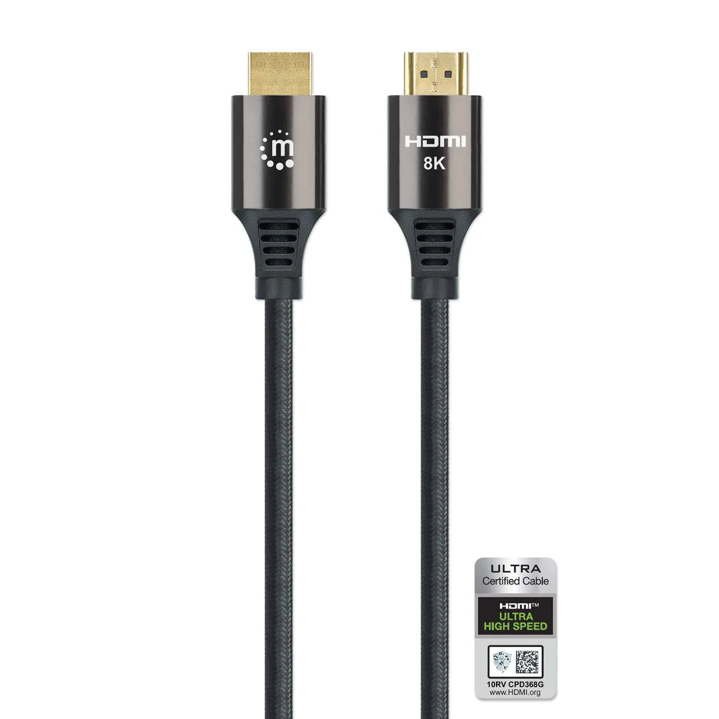Manhattan 8K Ultra High Speed HDMI 2.1 Cable - 7 ft
