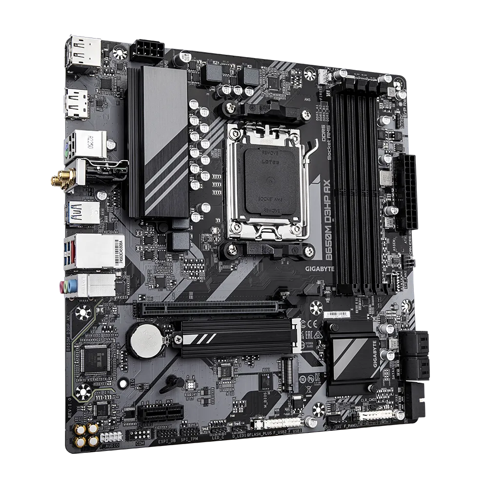اللوحة الأم جيجابايت B650M AX (rev. 1.x) DDR5 - مقبس AM5 AMD