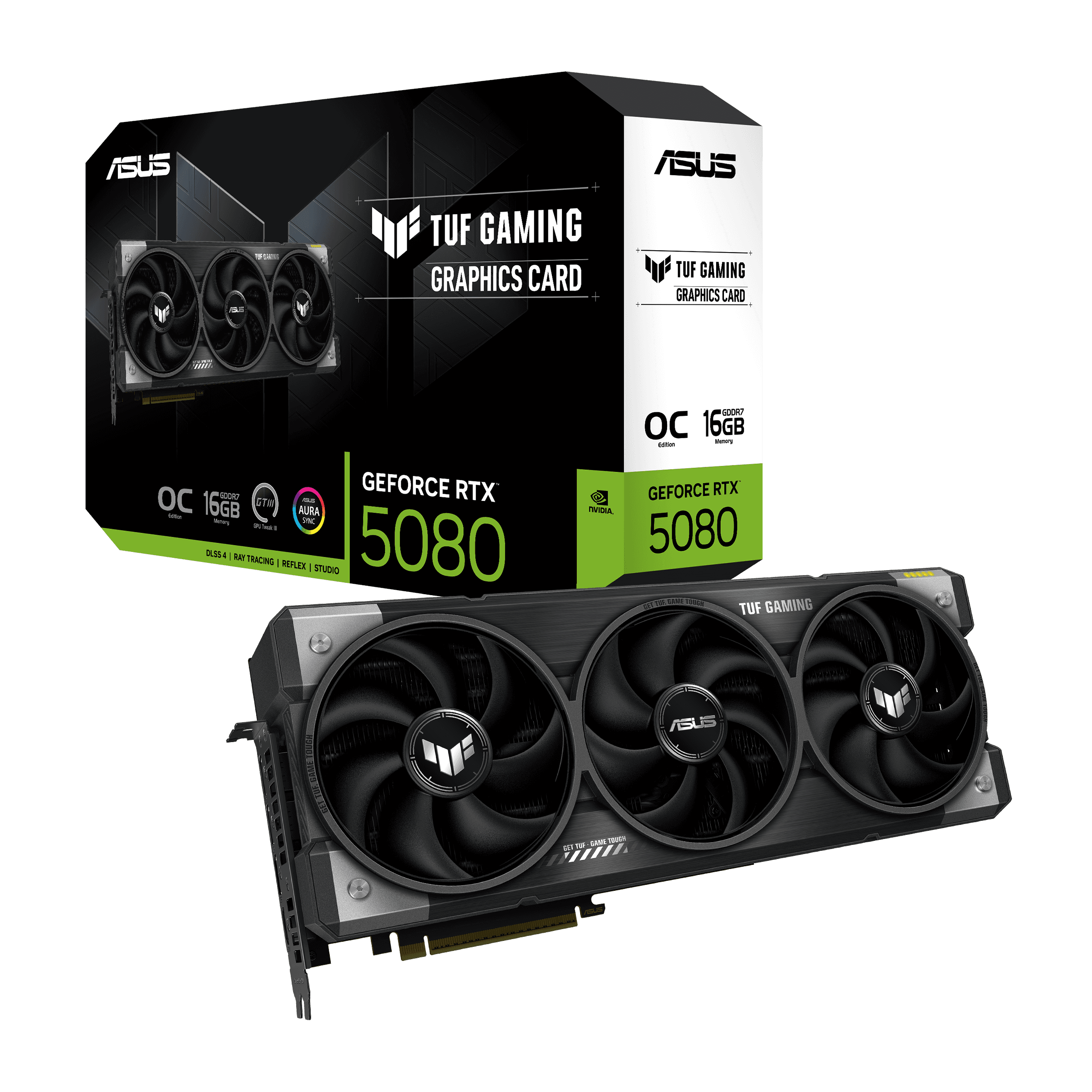 ASUS TUF Gaming GeForce RTX™ 5080 16GB GDDR7 OC Edition Graphics Card