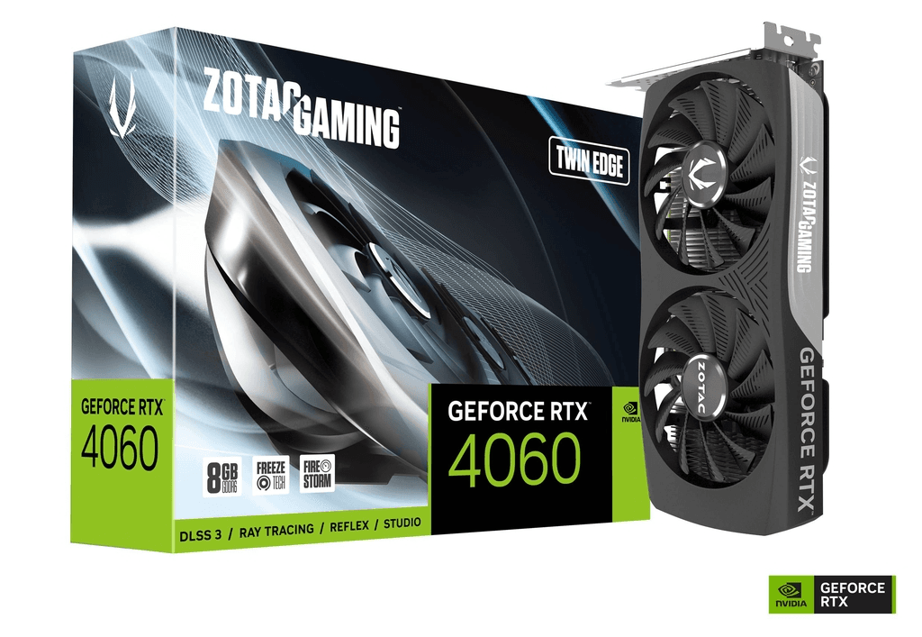 ZOTAC Gaming GeForce RTX 4060 Twin Edge 8GB - Black