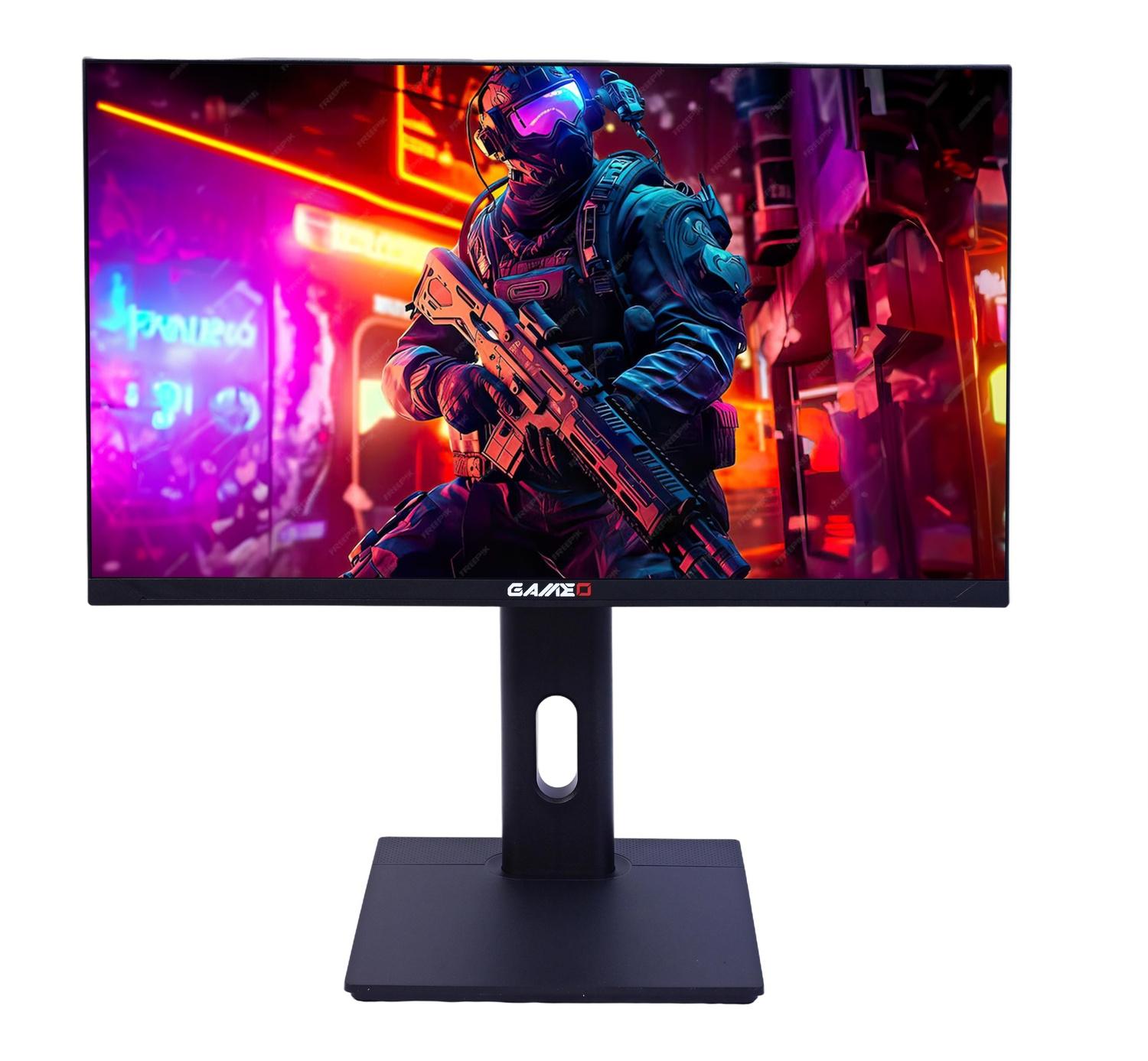 شاشة ألعاب GAMEO MR24FHD200IPS حجم 24 بوصة، دقة FHD (1920x1080) ، معدل تحديث 200 هرتز ، زمن استجابة 0.5ms ، لوحة Fast IPS