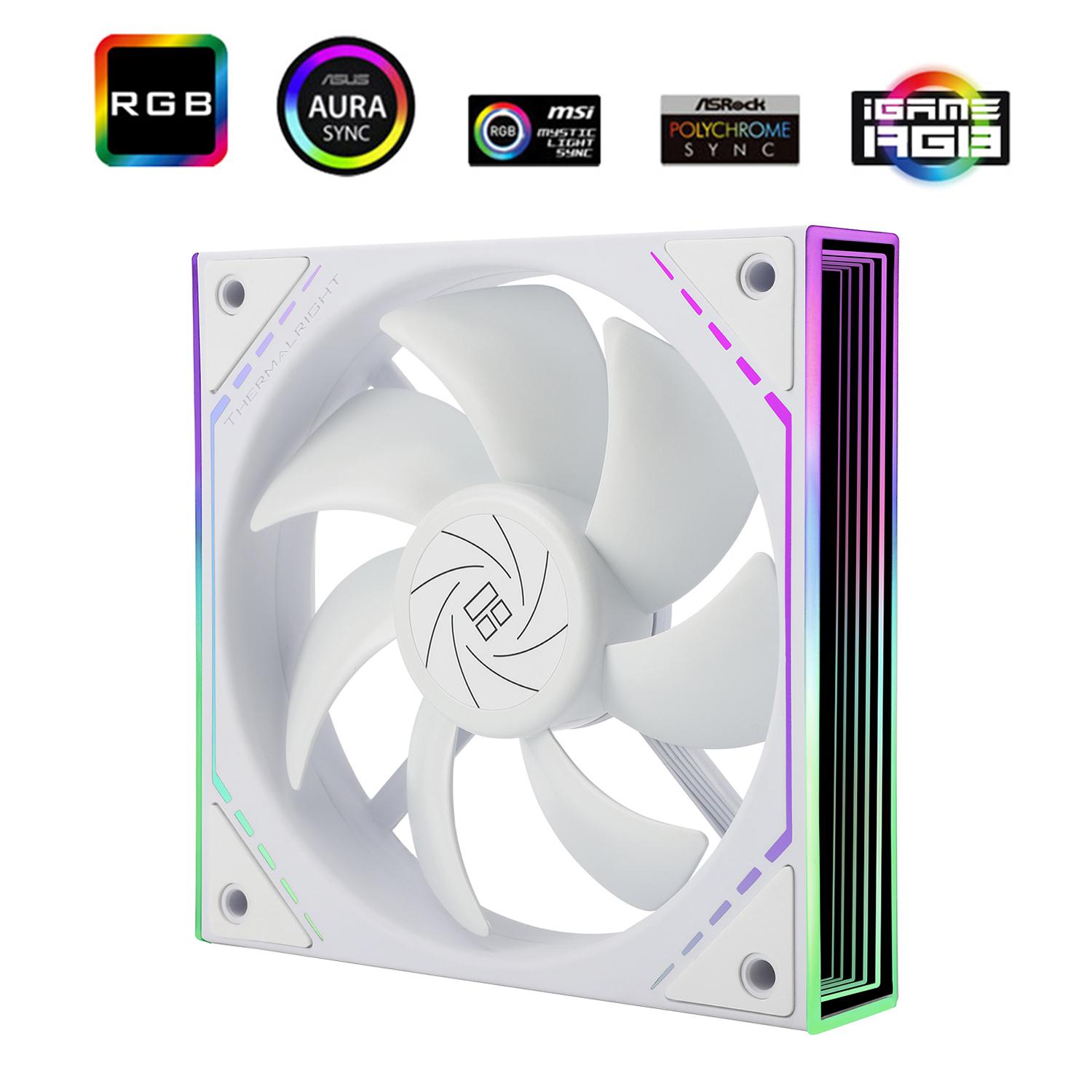 Thermalright TL-M12 120mm ARGB Fan - Single Fan - White