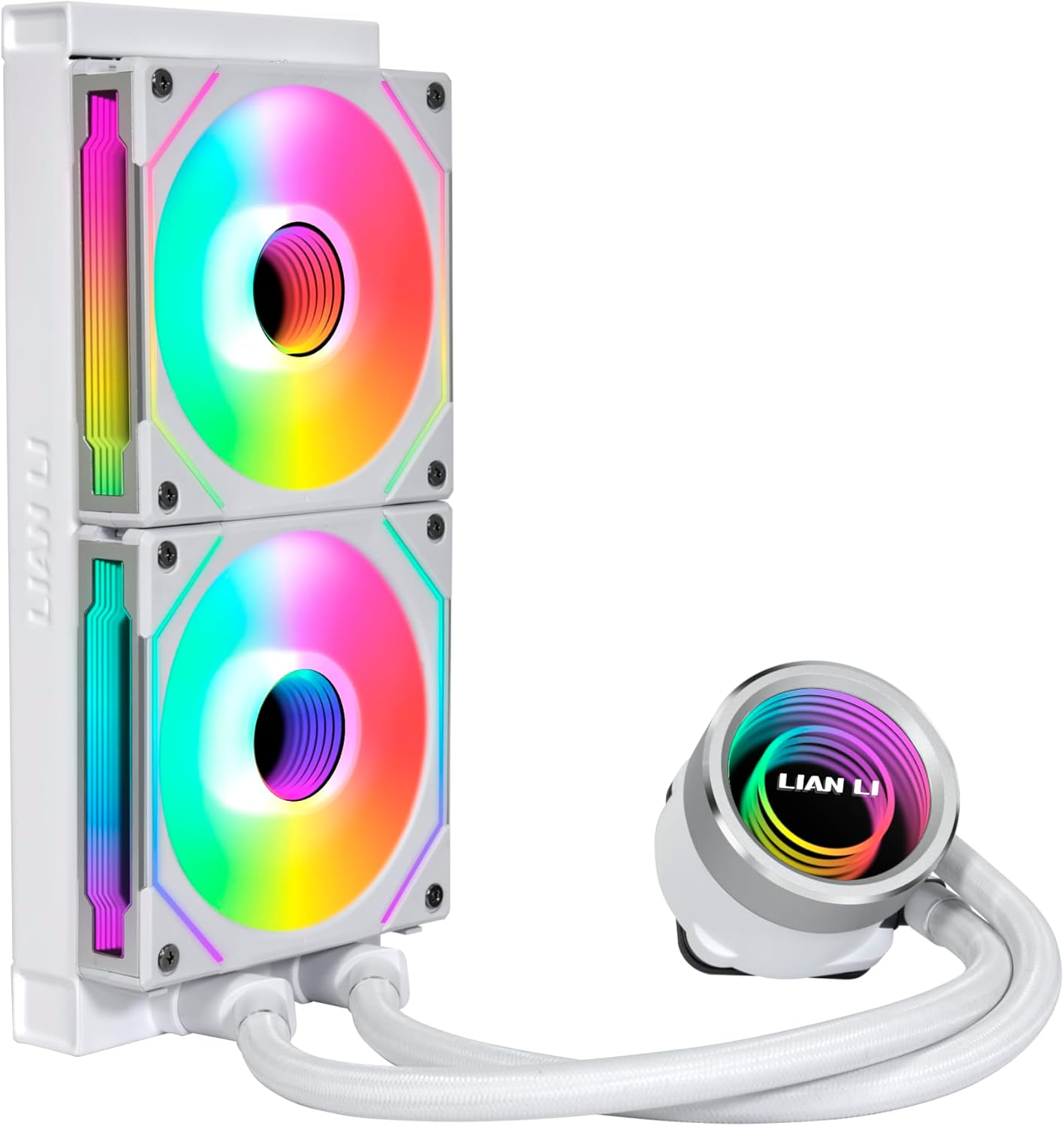 Lian Li Galahad AIO 240 RGB ホワイト 簡易水冷 Amazon.com: Lian Li Galahad II Trinity 240MM- AIO CPU Liquid