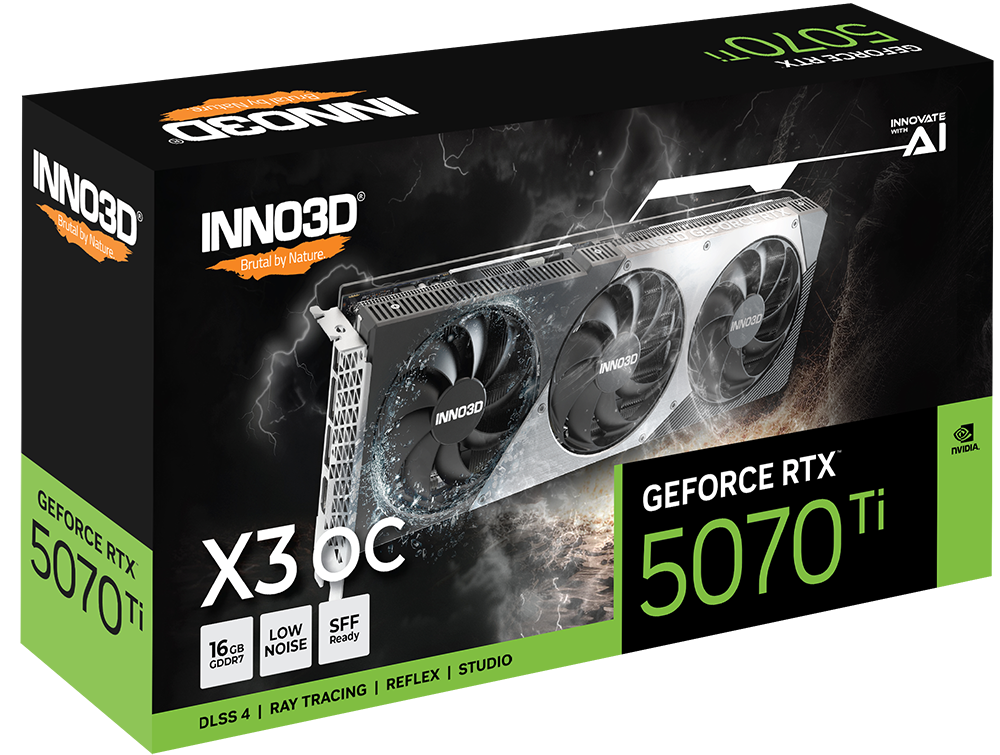 INNO3D GeForce RTX 5070 Ti X3 Graphic Card