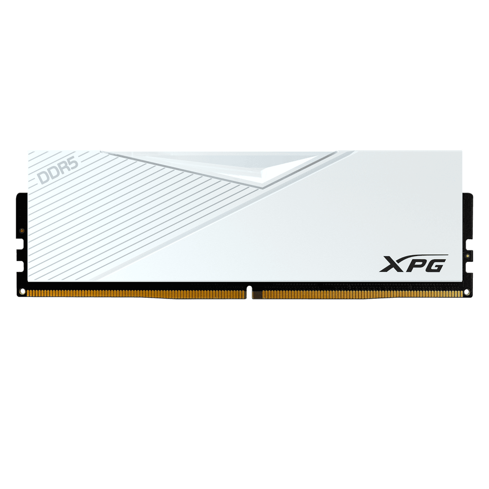 رامات XPG لانسر RGB DDR5 بسعة 32 جيجابايت (2x16 جيجابايت) بسرعة 5200 ميجاهرتز CL32 - أبيض