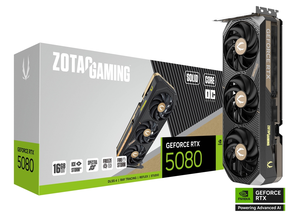 ZOTAC GAMING GeForce RTX 5080 SOLID CORE OC Graphic Card