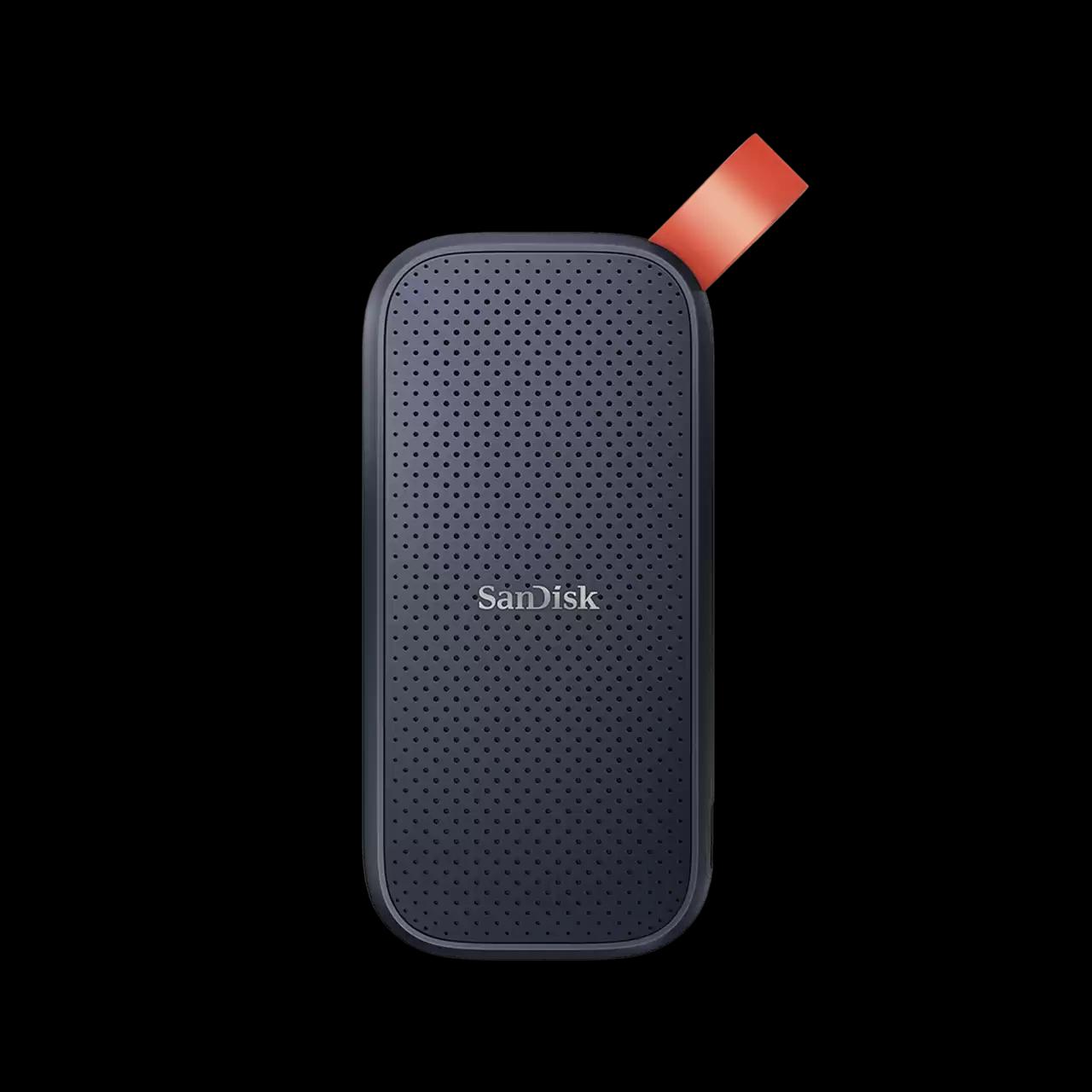 وحدة تخزين خارجية سانديسك بورتابل SSD بسعة 2 تيرابايت يدعم منفذ USB-C (800MB/s قراءة - 800MB/s كتابة)