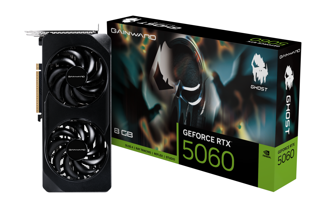Gainward GeForce RTX™ 5060 Ghost 8GB DDR7 Graphic Card