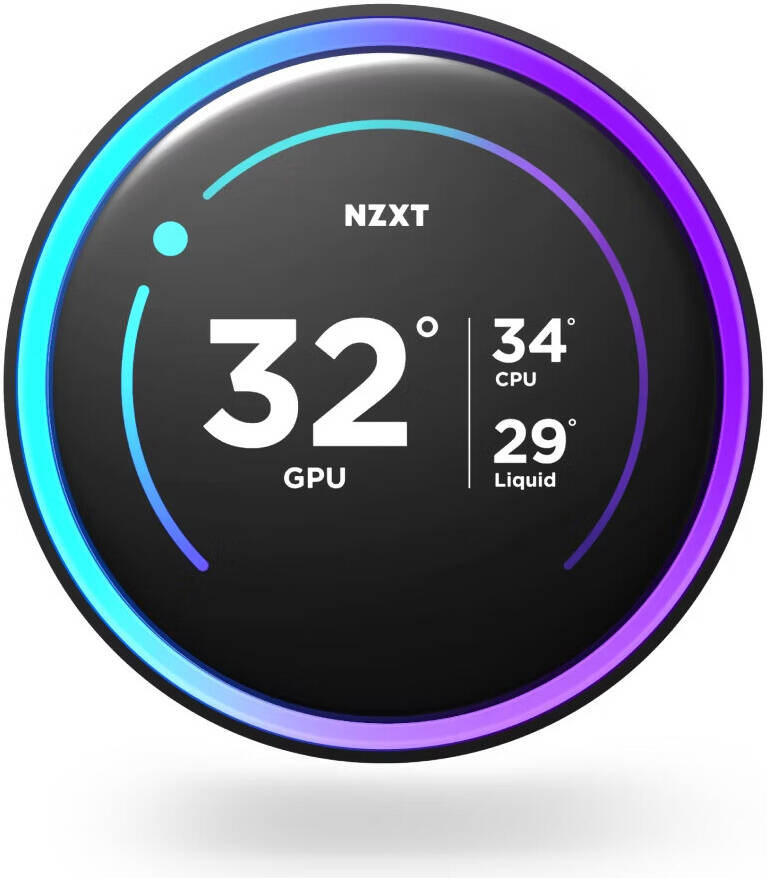 مبرد مائي NZXT كراكن إيليت  RGB مزود بشاشة IPS LCD