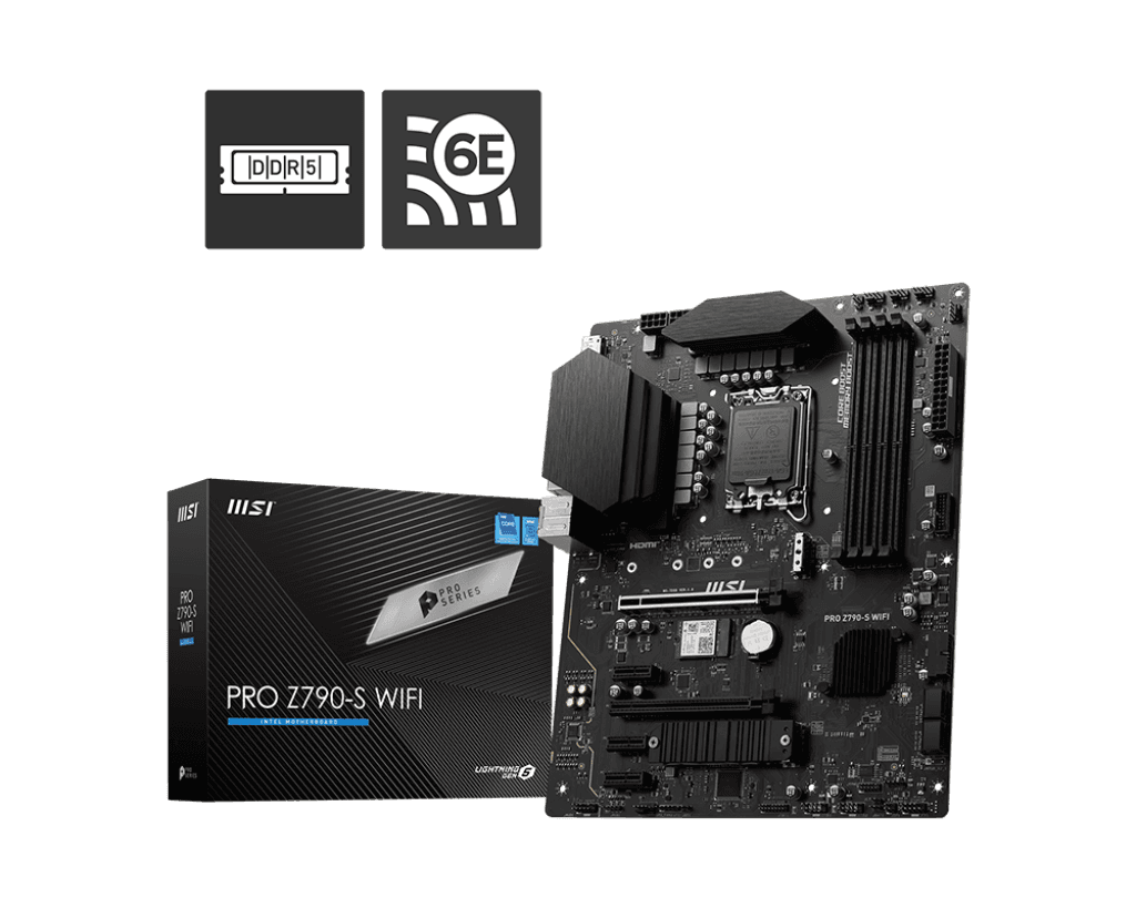 اللوحة الأم MSI برو Z790-S WIFI - مقبس LGA 1700 إنتل - DDR5