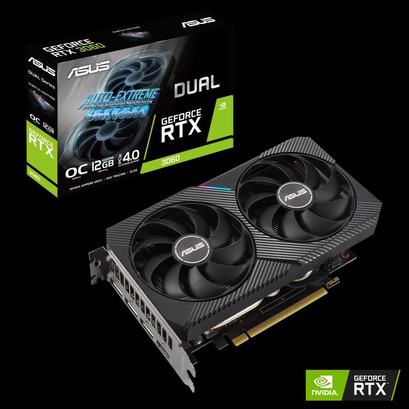 ASUS Dual GeForce RTX™ 3060 V2 OC Edition 12GB GDDR6 Graphic Card