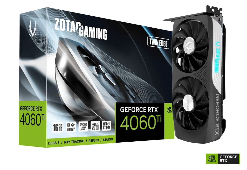 ZOTAC GAMING GeForce RTX 4060 Ti Twin Edge - 16GB