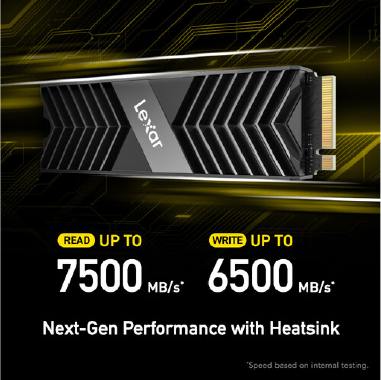 وحدة تخزين SSD ليكسر بروفيشنال مع مشتت حراريM.2 PCIe Gen 4 NVMe