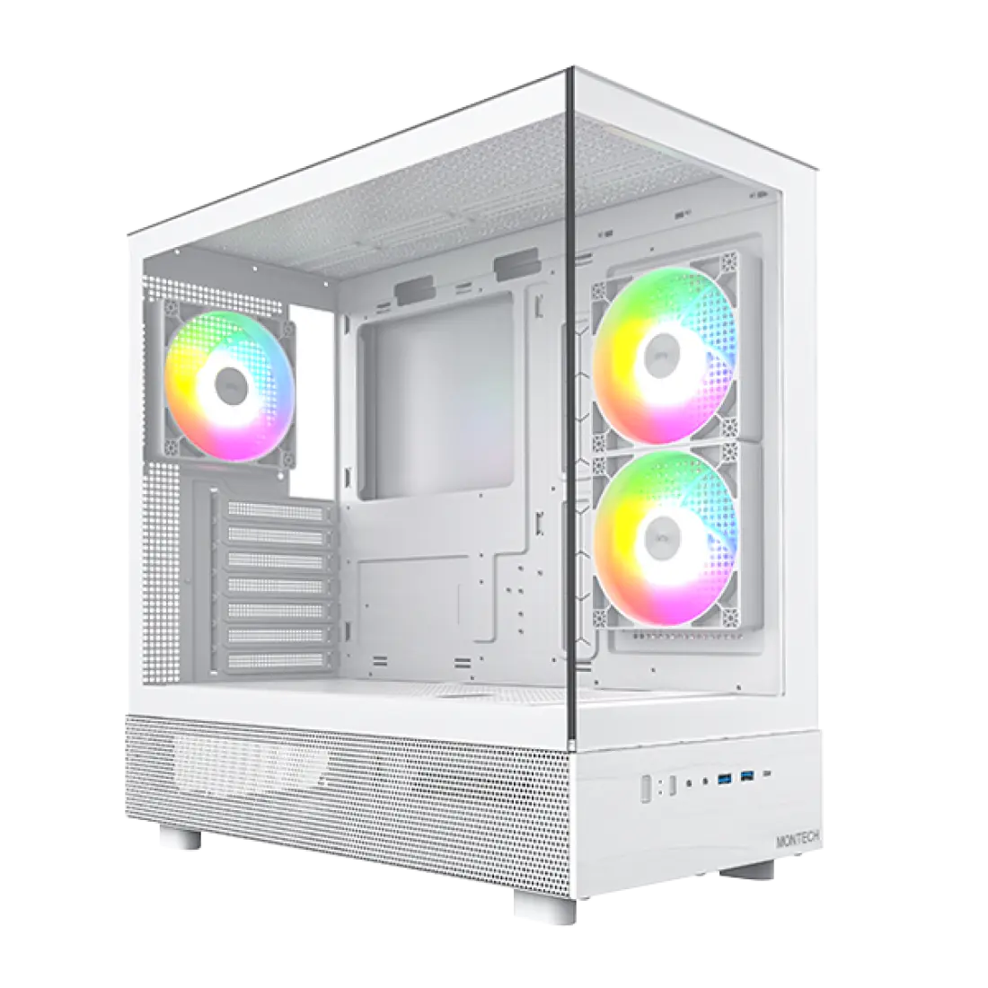 MONTECH XR ATX Mid Tower Case - White