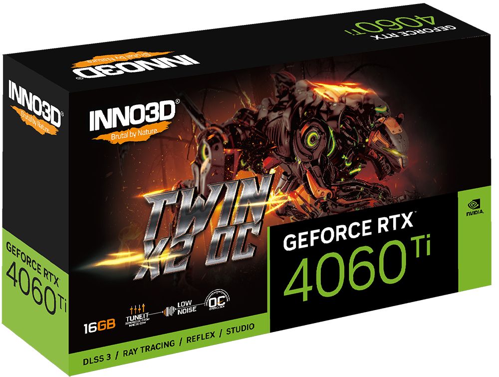 INNO3D GEFORCE RTX™ 4060 TI TWIN X2 OC