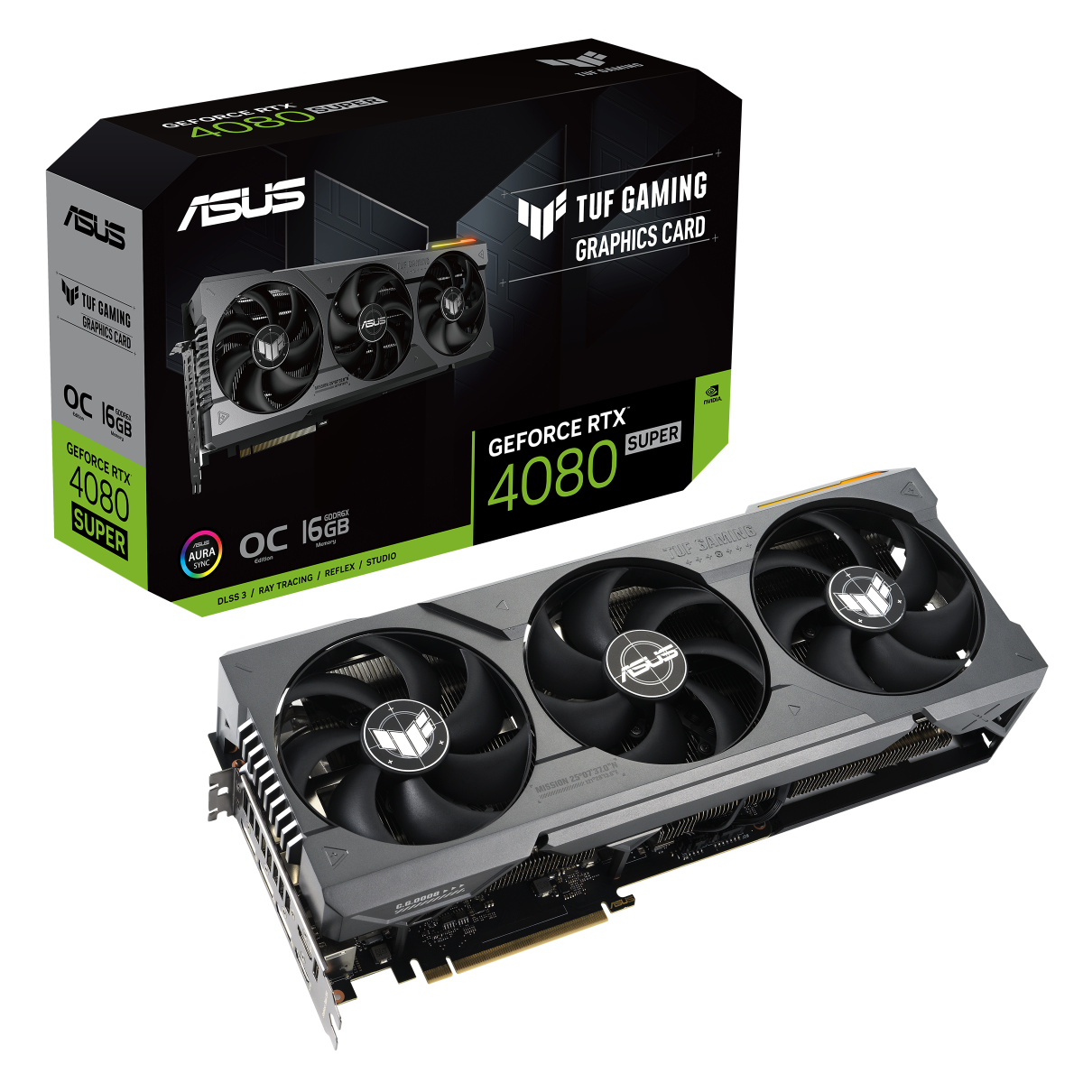 ASUS TUF Gaming NVIDIA GeForce RTX 4080 Super OC Edition Gaming Graphics Card 16GB 