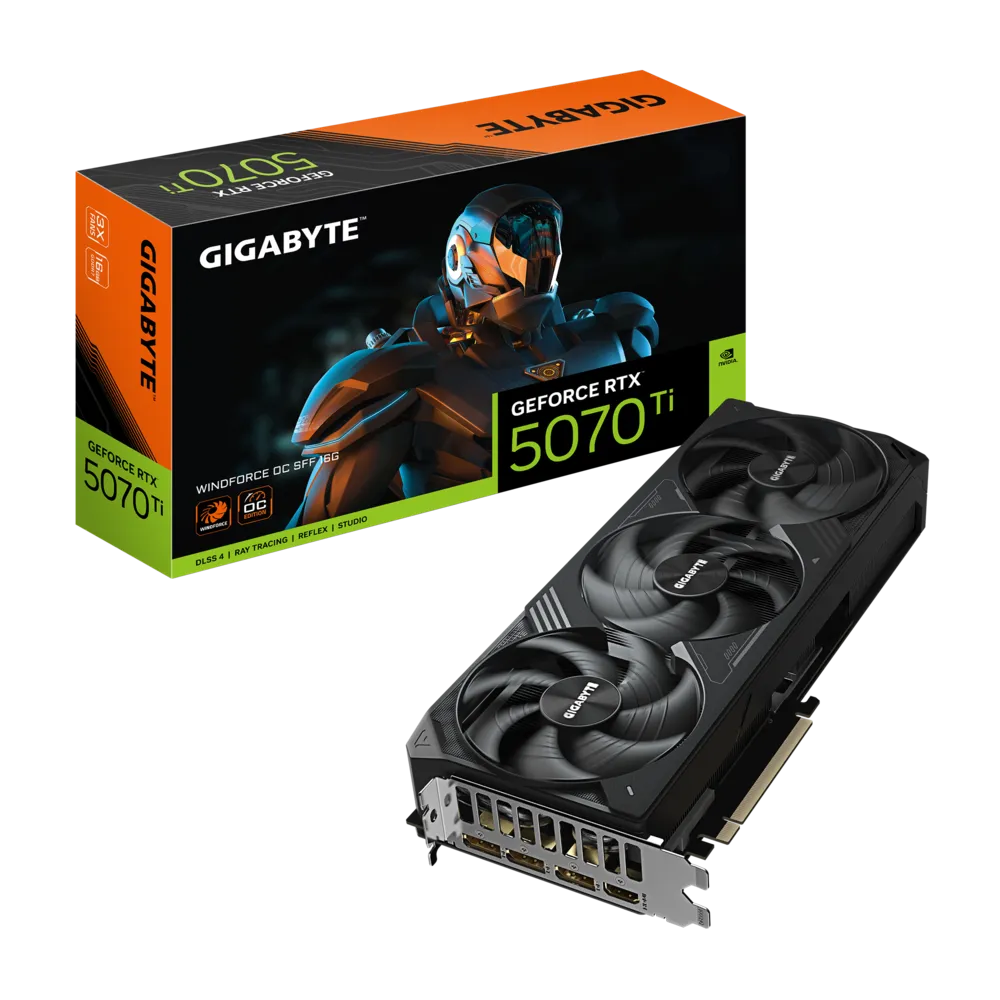 Gigabyte GeForce RTX™ 5070 Ti WINDFORCE OC SFF 16GB GDDR7