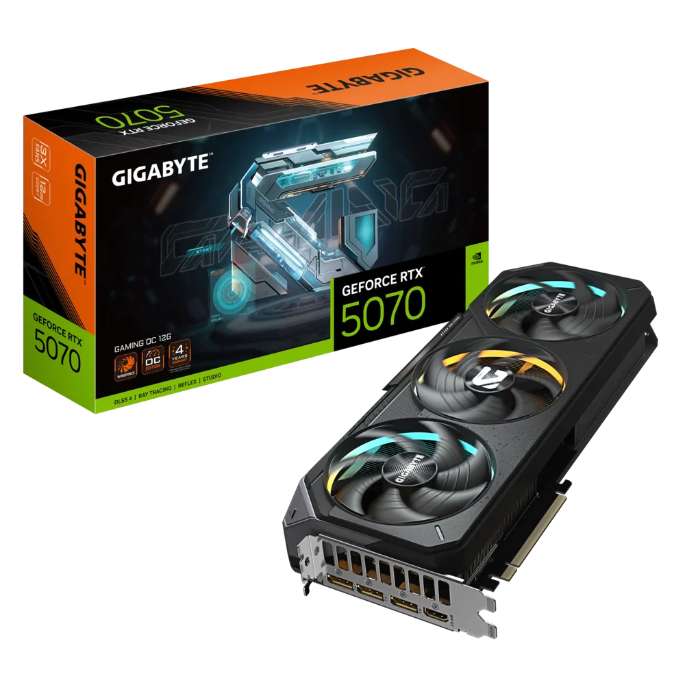 GIGABYTE GeForce RTX™ 5070 GAMING OC 12GB GDDR7 Graphic Card
