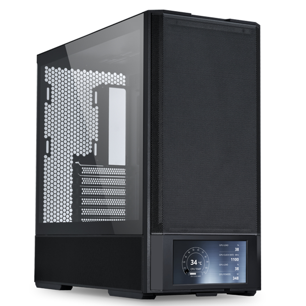 ليان لي LANCOOL 207 ديجيتال متوسط الحجم - أسود