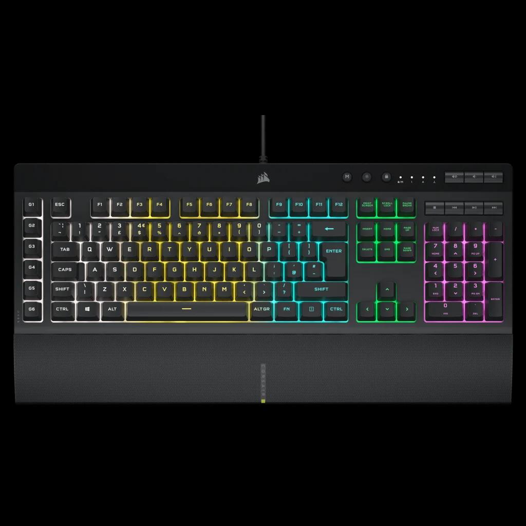 كيبورد ألعاب كورسير K55 RGB PRO - أسود