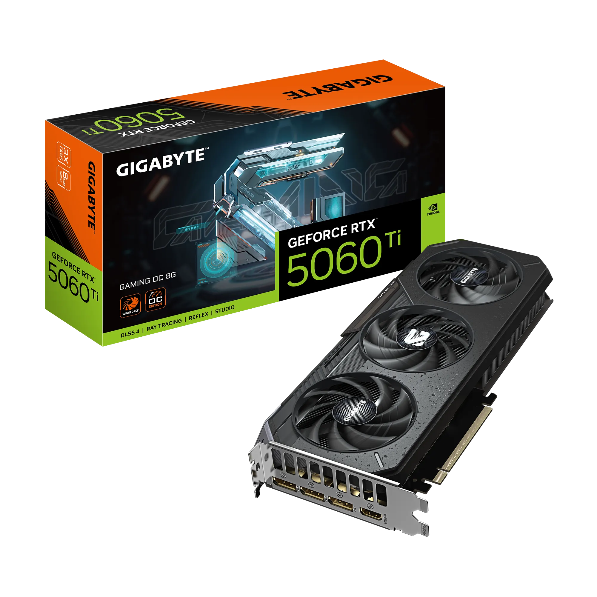 GIGABYTE GeForce RTX™ 5060 Ti GAMING OC 8GB GDDR7 Graphic Card