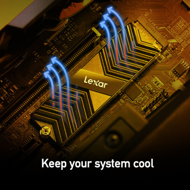 وحدة تخزين SSD ليكسر بروفيشنال مع مشتت حراريM.2 PCIe Gen 4 NVMe