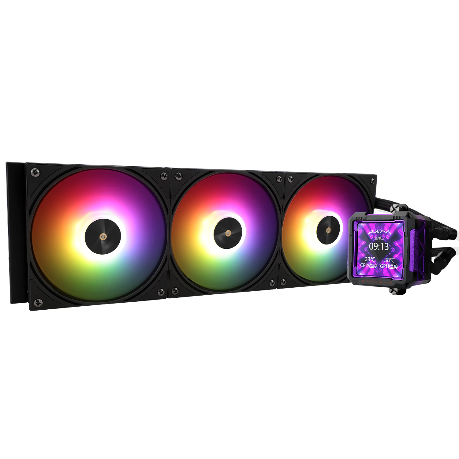 مبرد مائي Thermalright Frozen Warframe PRO 360 ARGB - أسود