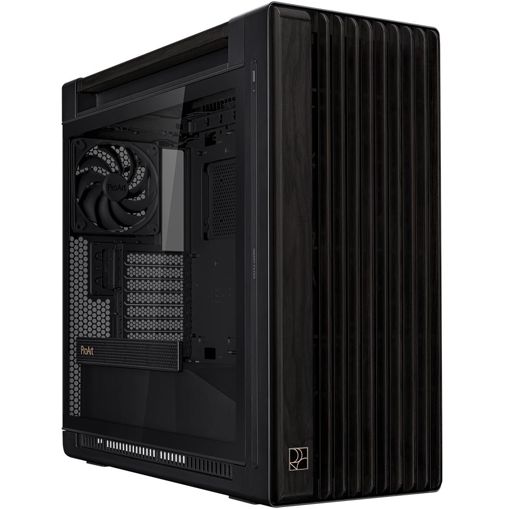 ASUS ProArt PA602 Wood Edition Tempered Glass Panel Mid Tower Case - Black