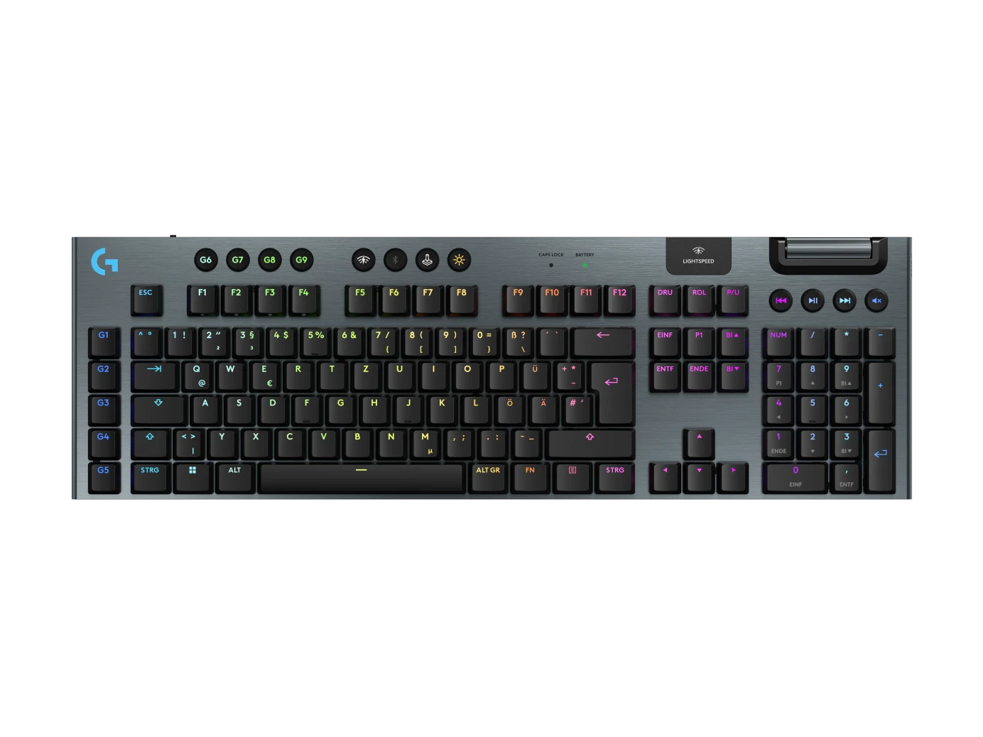 Logitech G915 X LIGHTSPEED Low-Profile Wireless Gaming Keyboard - Black
