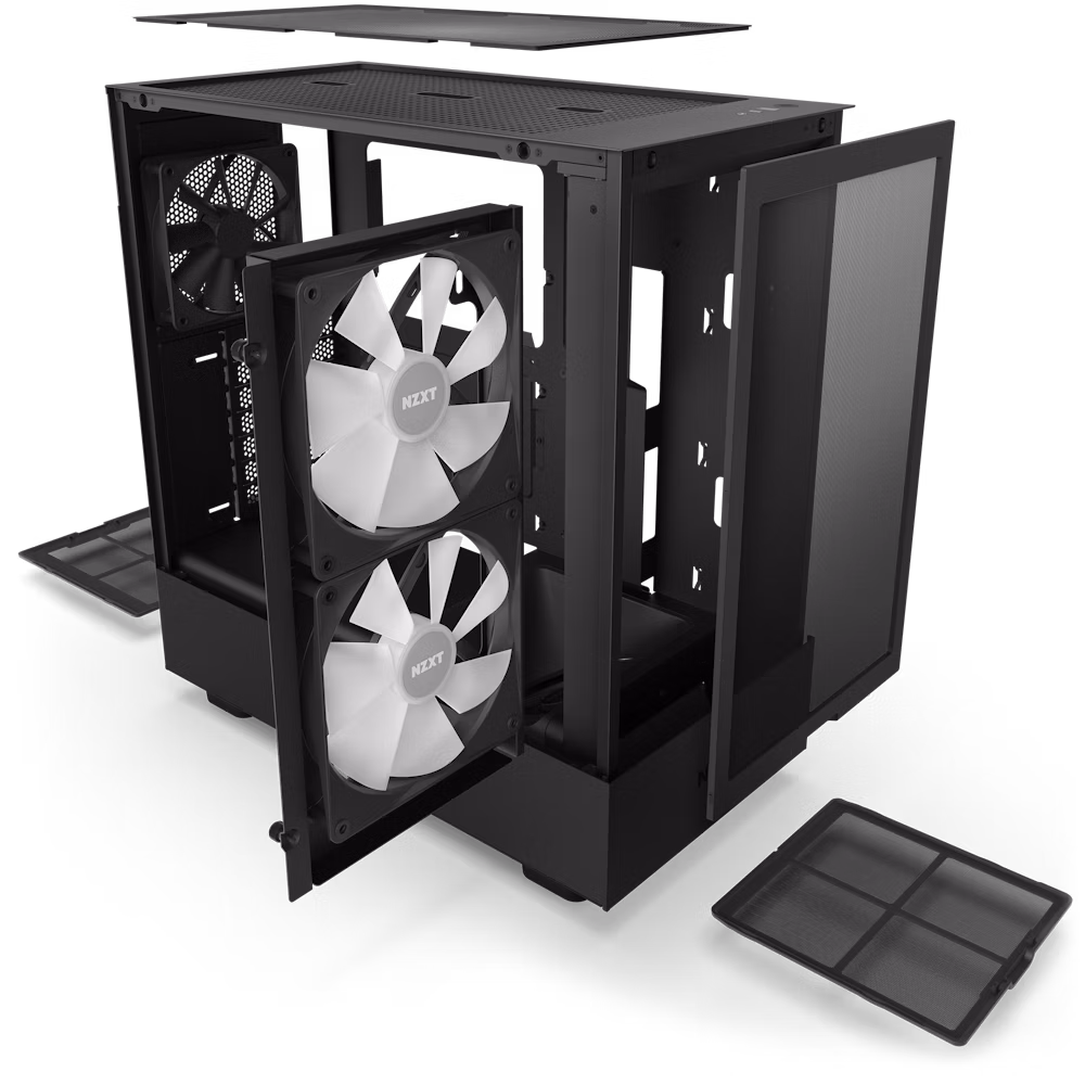 NZXT H5 Flow RGB Compact ATX Mid-Tower Case