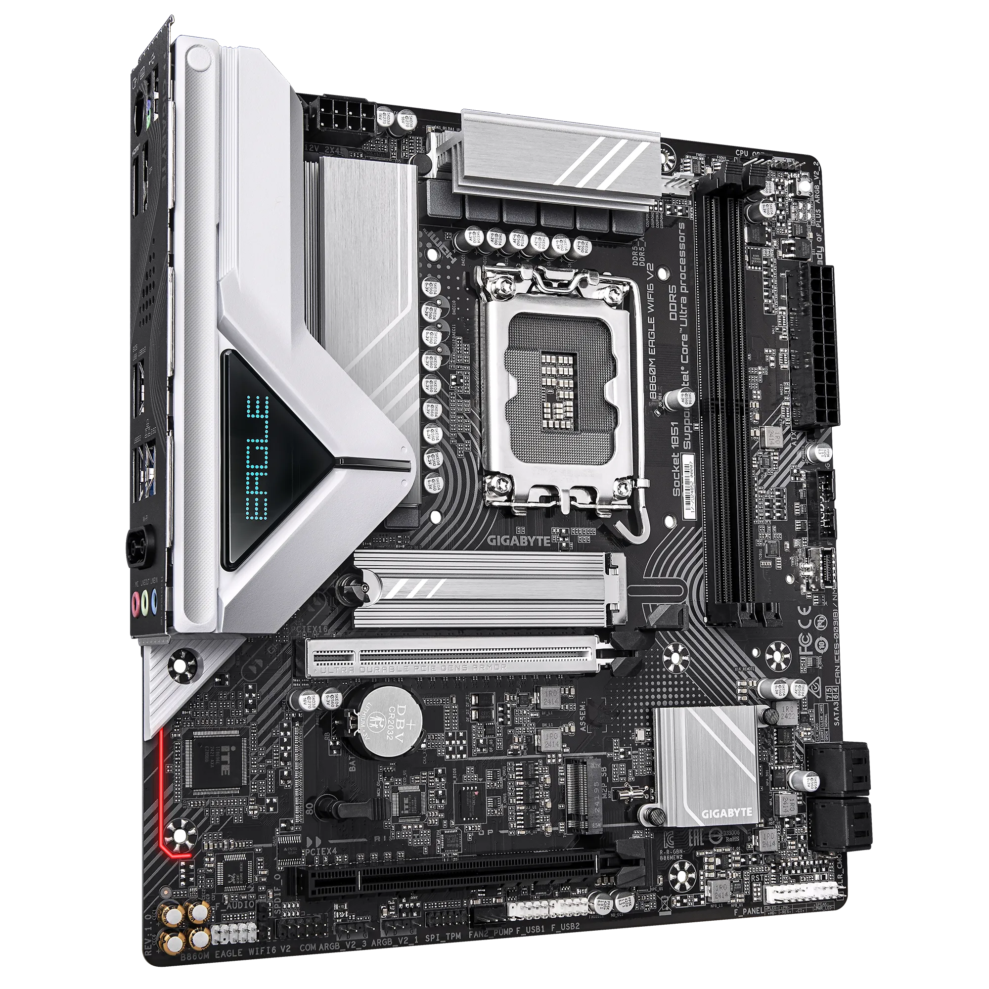 اللوحة الأم جيجابايت B860M إيجل WIFI6 V2 مقبس LGA1851 إنتل - DDR5