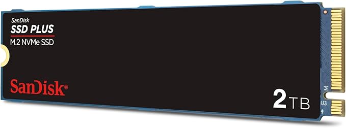SanDisk Plus PCie 3 NVMe M.2 SSD  