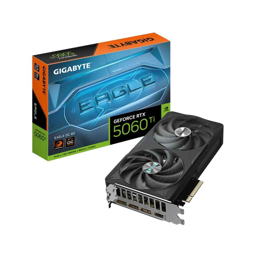 GIGABYTE GeForce RTX™ 5060 Ti EAGLE OC 8GB GDDR7 Graphic Card