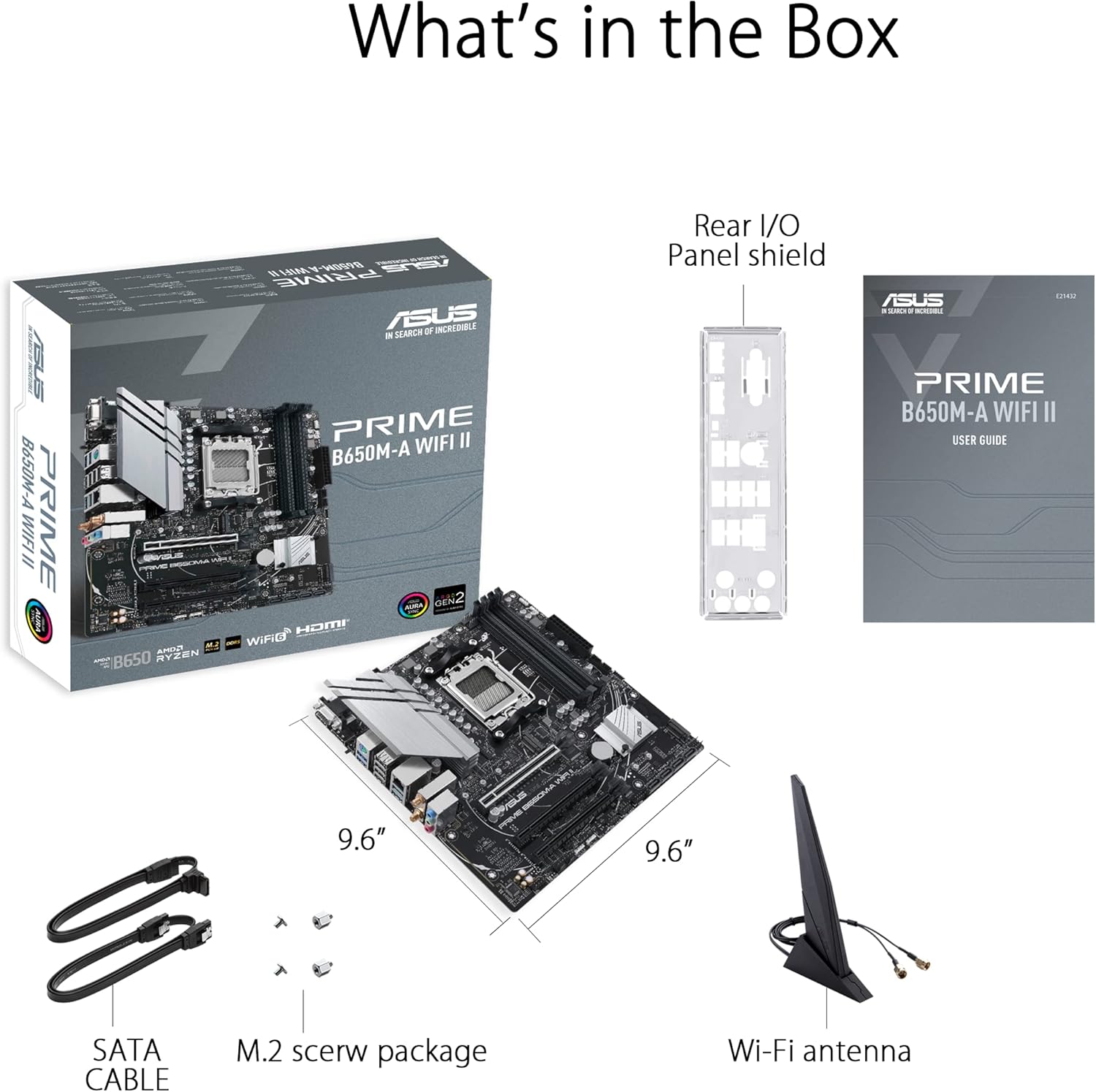 ASUS PRIME B650M-A WIFI II DDR5 - AM5