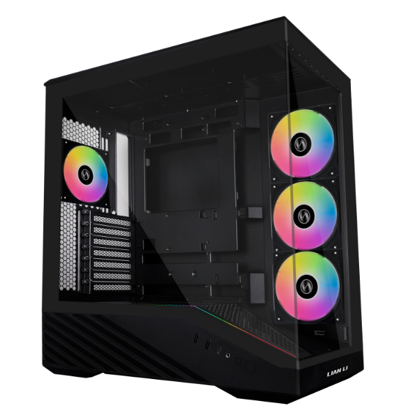 Lian Li V100 ATX Mid-Tower Pre-Installed 4 Fans ARGB - Black