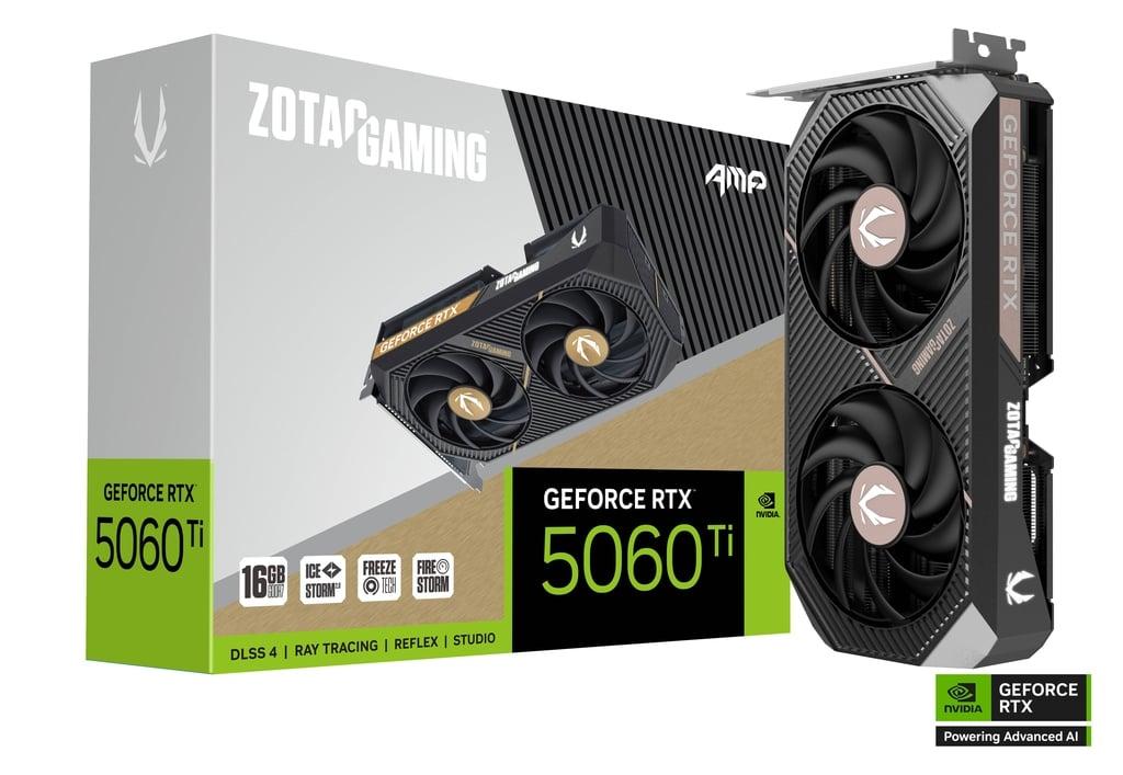 ZOTAC GAMING GeForce RTX 5060 Ti 16GB GDDR7 AMP Graphic Card