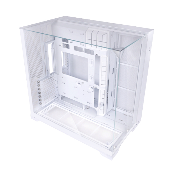 Lian Li O11 Vision Compact White Steel E-ATX Mid-Tower 