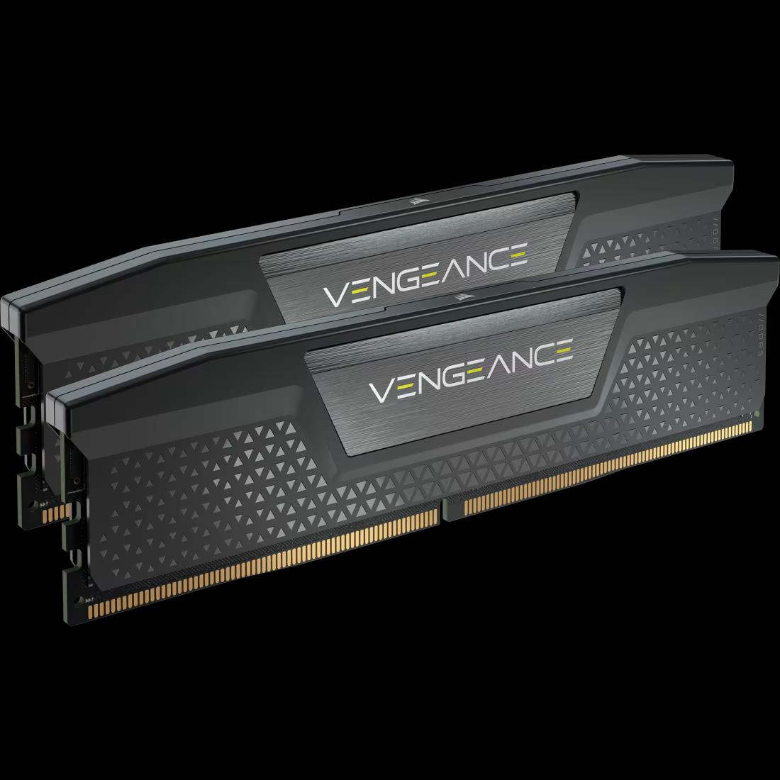 رامات كورسير فينجينس RGB DDR5 بسعة 64 جيجابايت (2x32GB) بسرعة 6000 ميجاهرتز CL38 - أسود
